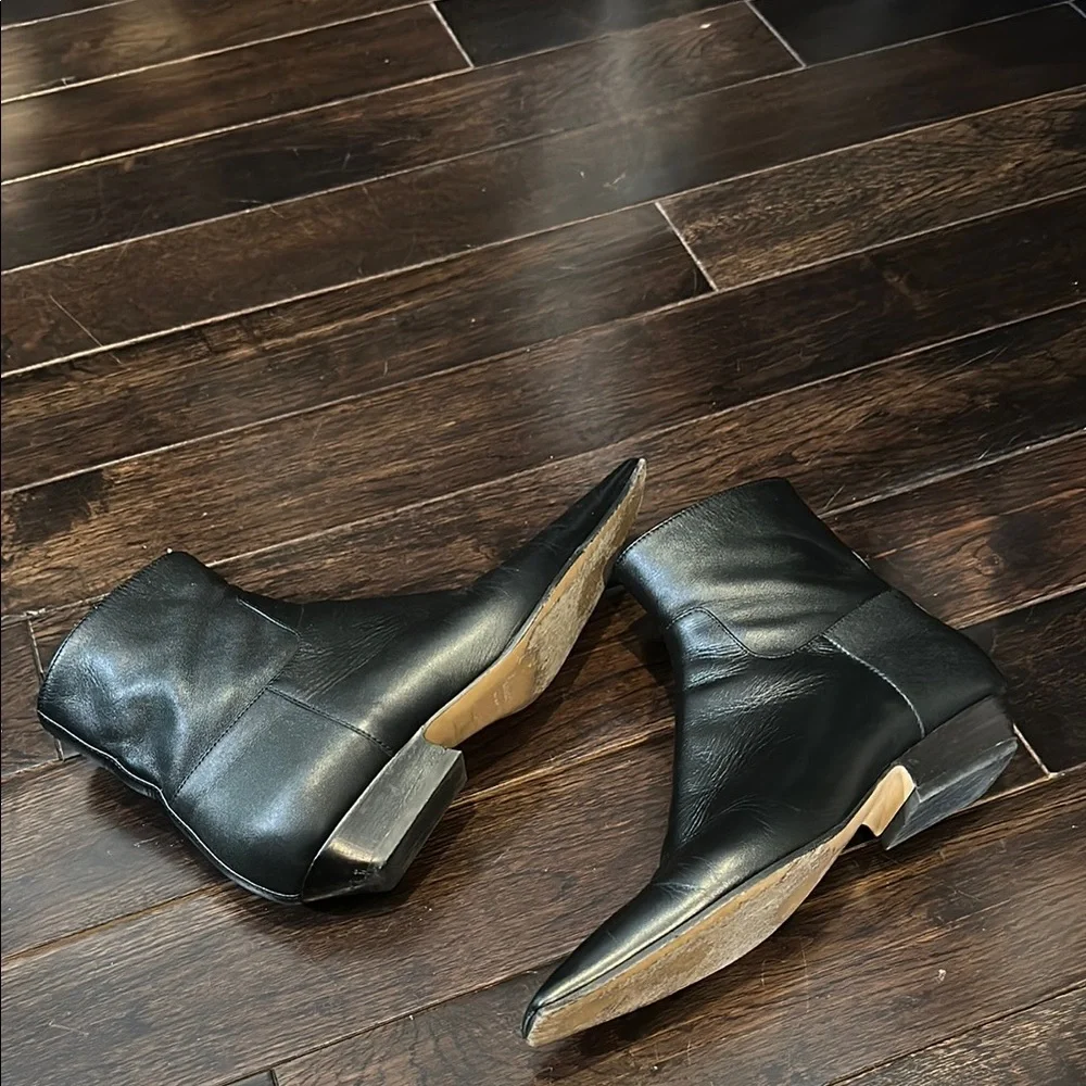 Khaite Marfa Black ankle Leather Boots size 36 - Picture 5 of 7